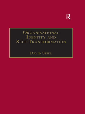 cover image of Organisational Identity and Self-Transformation